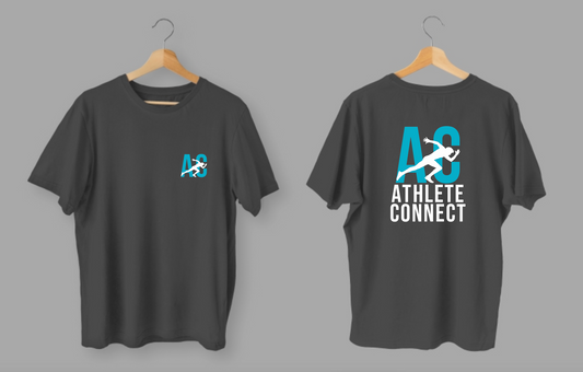 Athlete Connect Performance Cotton Tee – Black | Training Apparel South Africa