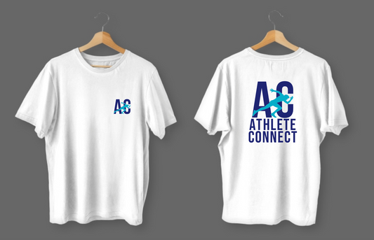 Athlete Connect Performance Cotton Tee – White | Training Apparel South Africa